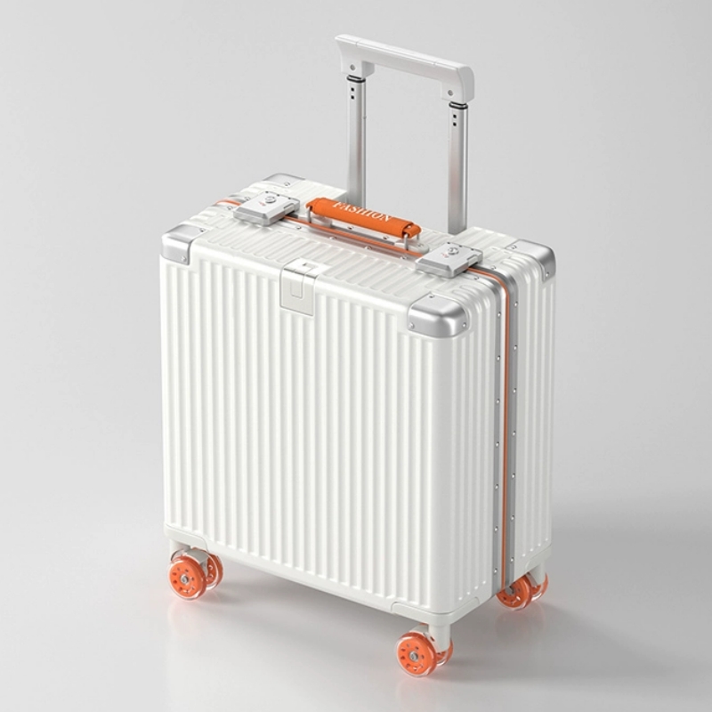 Aluminum Frame Carry On Luggage - 18 inch handbagage met kleurrijke spinnerwielen