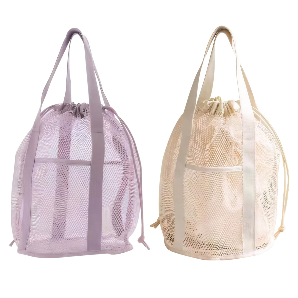 Cosmetic Bags - Reistoilettas Mesh uitgeholde opvouwbare ultralichte handtas