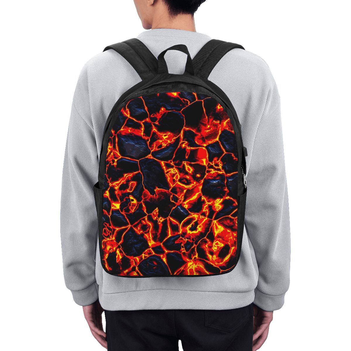 Travel Bags - Magma Volcano Lava Fire Rugzak Reisnotebooktas