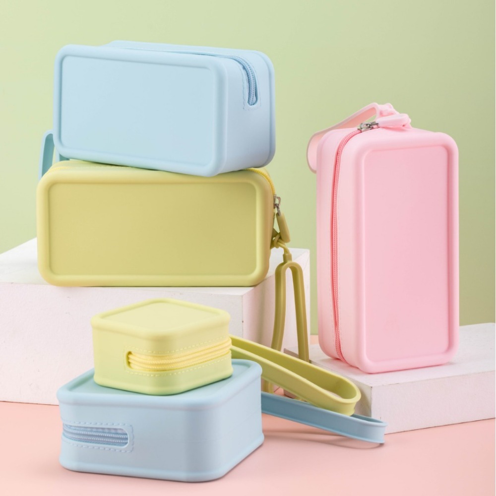 Cosmetic Bags - Draagbare siliconen portemonnee met grote capaciteit,