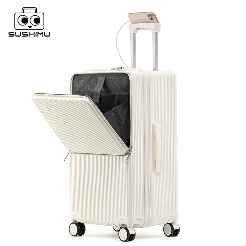 Aluminum Frame Carry On Luggage - Sushimu Koffer Brede handgreep Reiskoffer Heren
