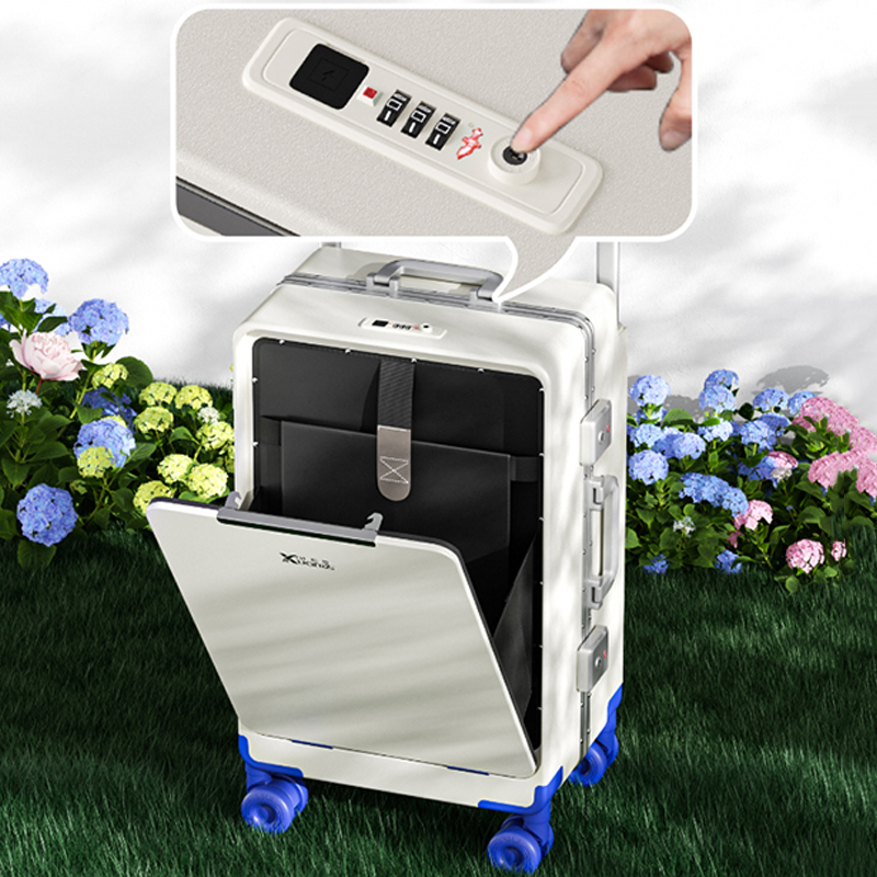 Bagage met opening aan de voor - Aluminum Frame Carry On Luggage recensie en prijs