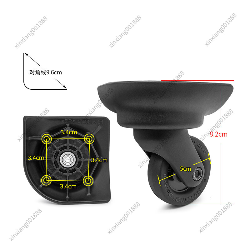 Vervangende wielen voor Samson - Silent Replacement Luggage Wheels recensie en prijs