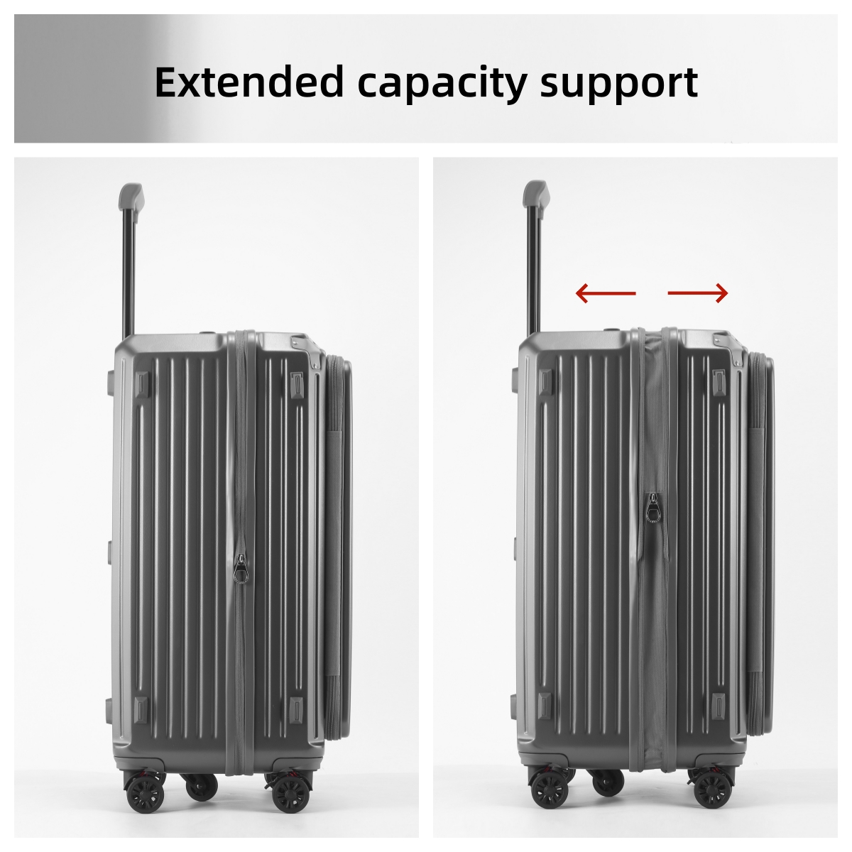    Ruime, uitbreidbare koffer - Expandable Hard Shell Luggage Set recensie en prijs