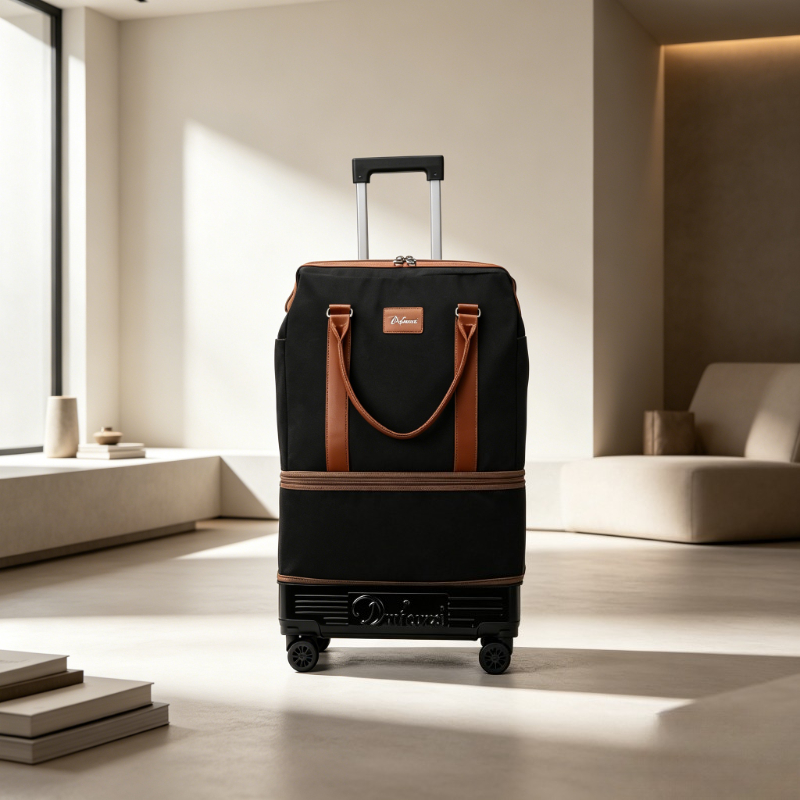 Opvouwbare reistas met wielen, - Foldable Rolling Luggage Bag recensie en prijs