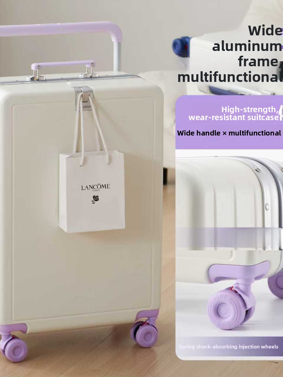 Nieuwe grote capaciteit alumin - Aluminum Frame Carry On Luggage recensie en prijs