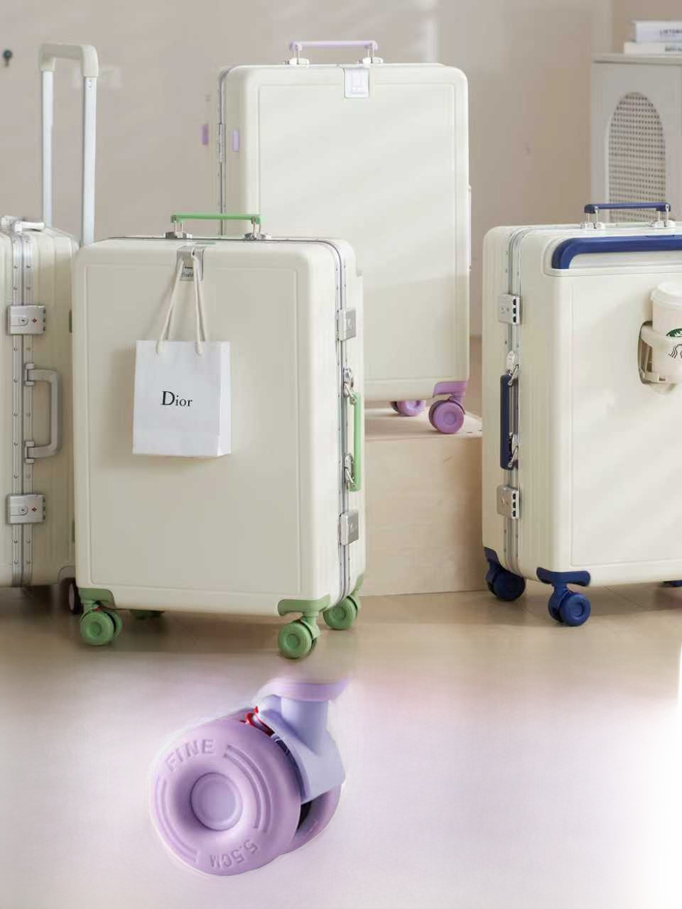 Nieuwe grote capaciteit alumin - Aluminum Frame Carry On Luggage recensie en prijs