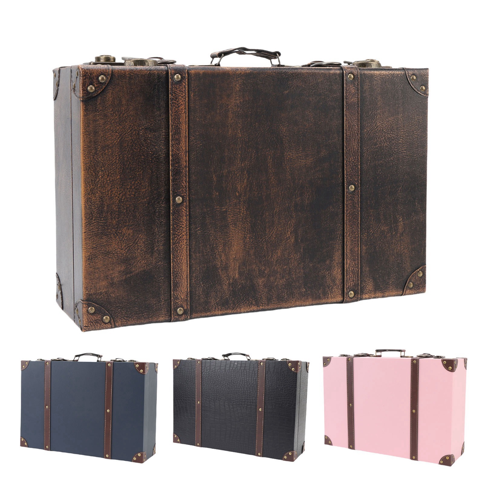 Vintage kofferdoos in reisstij - Retro Vintage Trunk Suitcase recensie en prijs