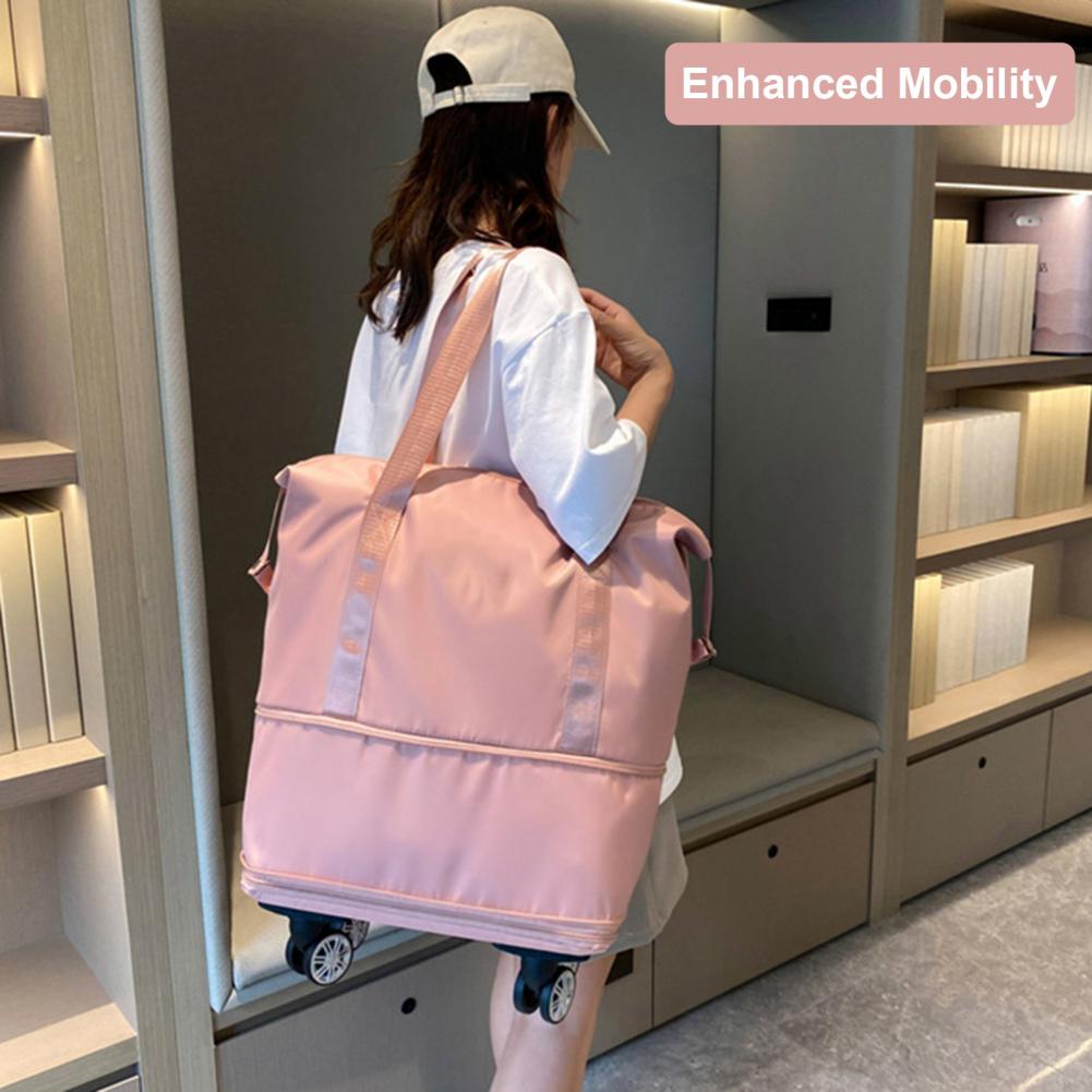 Uitbreidbare reistas, uitbreid - Foldable Rolling Luggage Bag recensie en prijs
