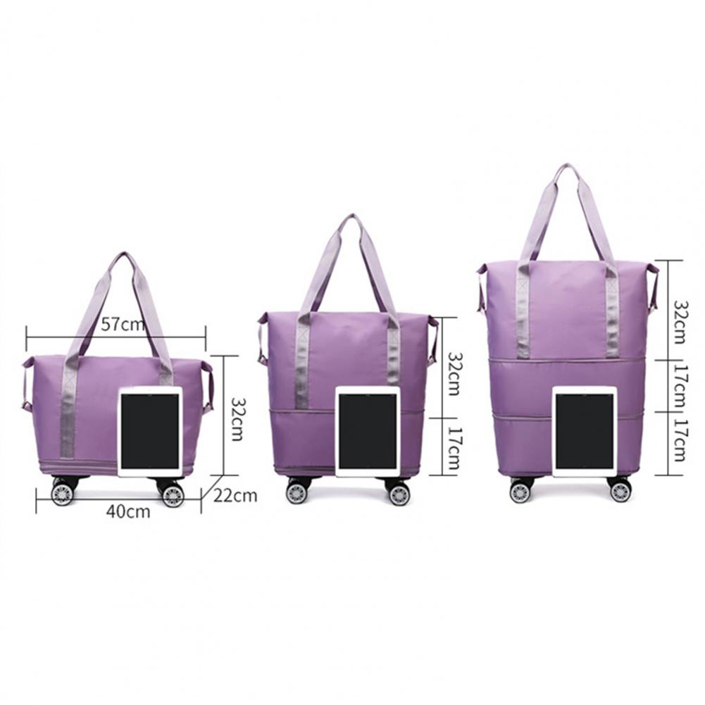 Uitbreidbare reistas, uitbreid - Foldable Rolling Luggage Bag recensie en prijs