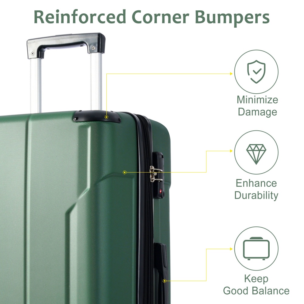 2-delige uitbreidbare hardcase - Expandable Hard Shell Luggage Set recensie en prijs