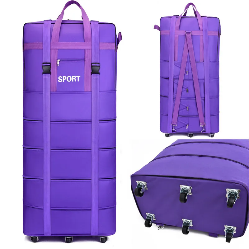 Plus Airline Ingecheckte Bagag - Foldable Rolling Luggage Bag recensie en prijs