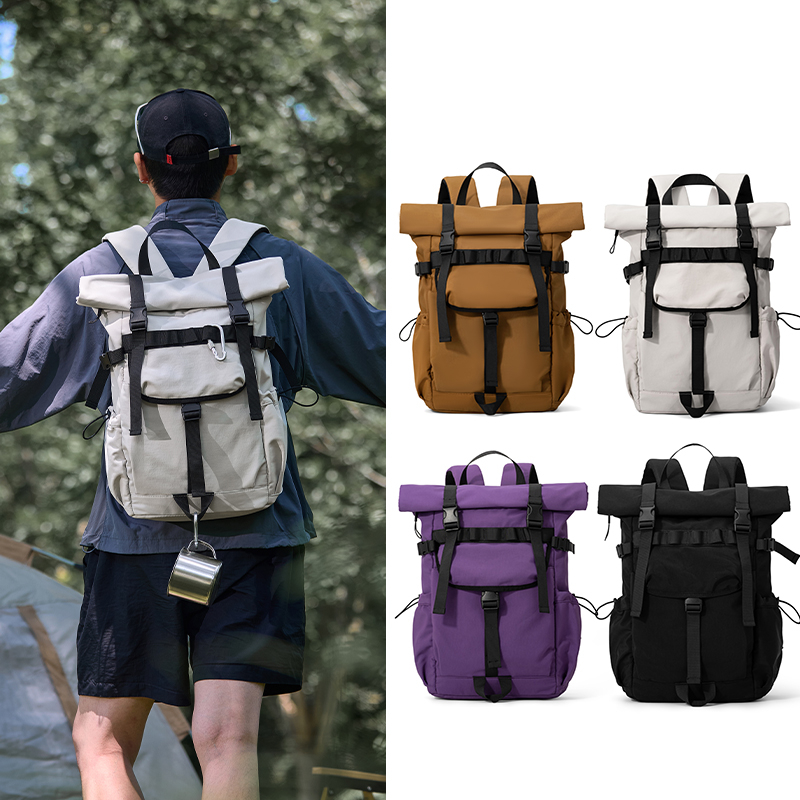 Nieuwe Heren Rolltop Uitbreidb - Foldable Rolling Luggage Bag recensie en prijs