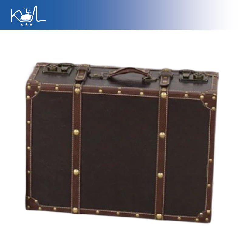 Vintage bruine decoratieve kof - Retro Vintage Trunk Suitcase recensie en prijs