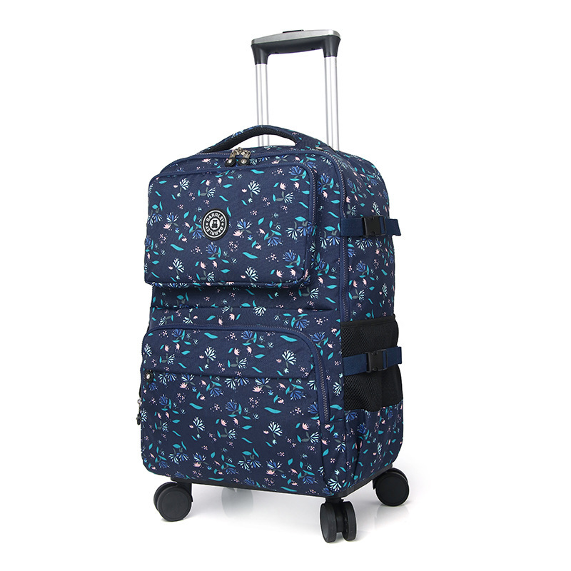 Vrouwen Reizen Trolley Koffer  - Foldable Rolling Luggage Bag recensie en prijs