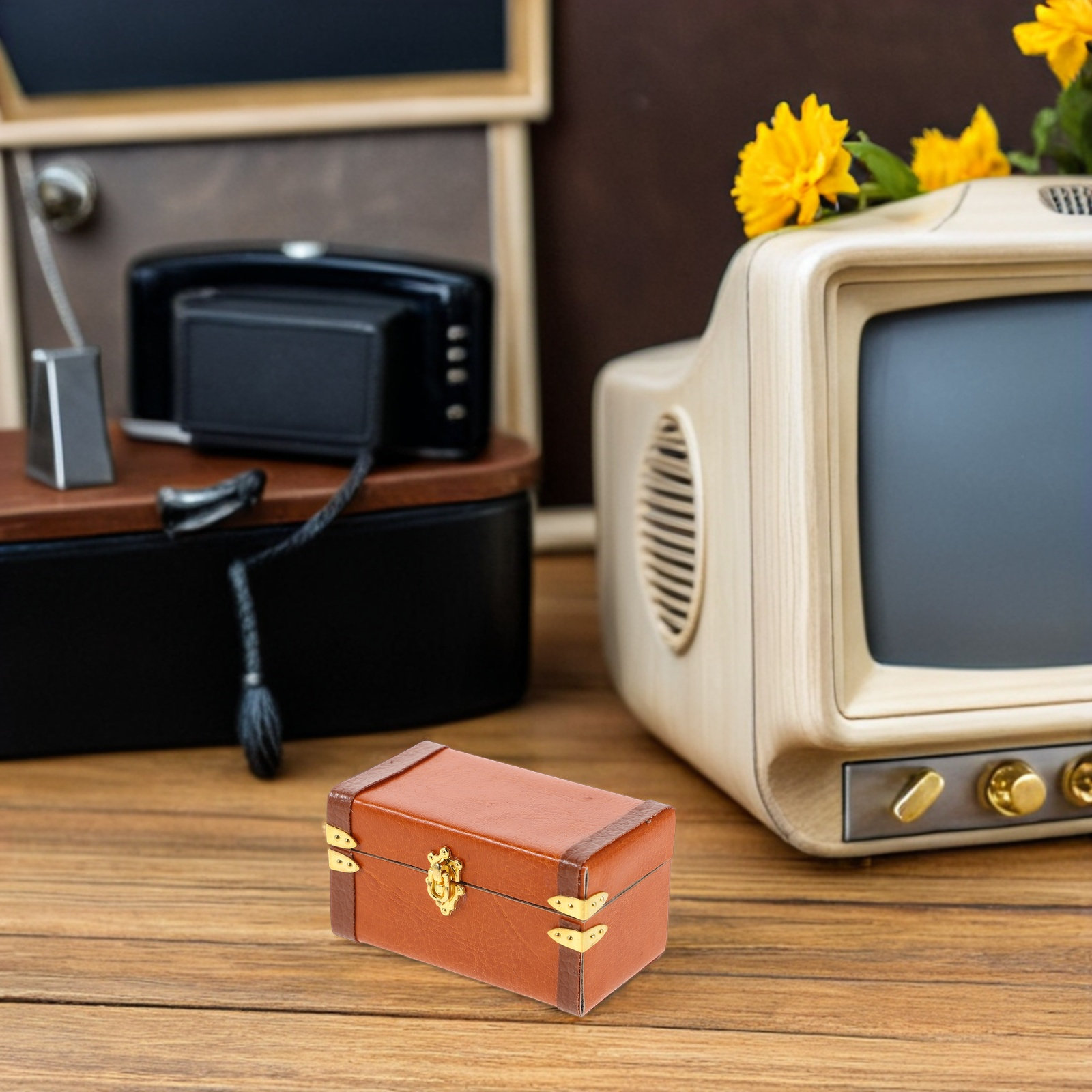 Miniatuur vintage reiskoffer i - Retro Vintage Trunk Suitcase recensie en prijs