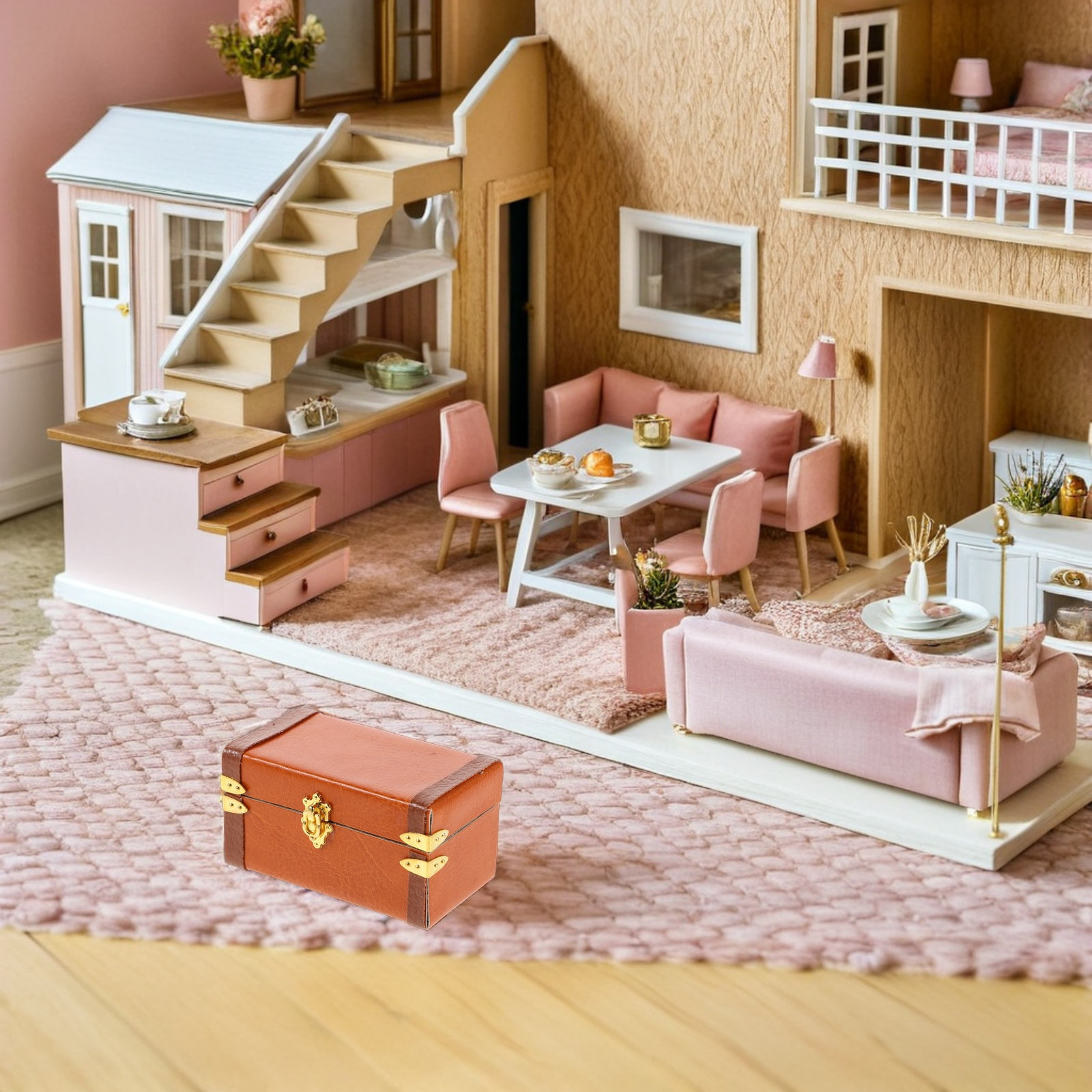 Miniatuur vintage reiskoffer i - Retro Vintage Trunk Suitcase recensie en prijs