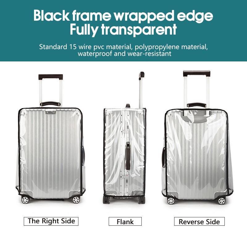 2027 Transparante reiskofferho - Luggage Protective Cover Transparent recensie en prijs