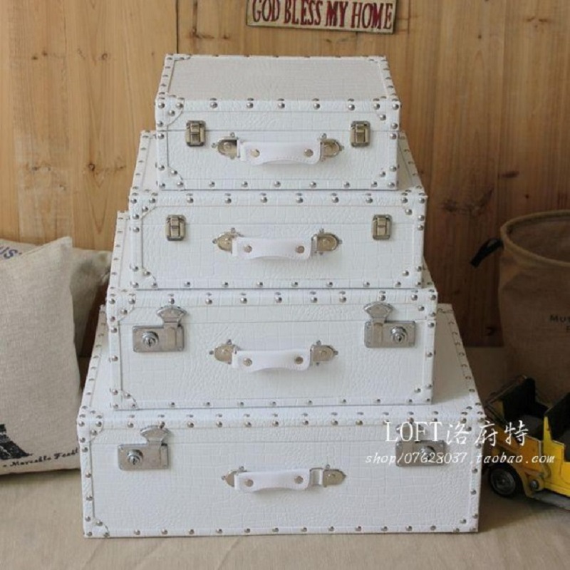 Reiskoffer met krokodillenleer - Retro Vintage Trunk Suitcase recensie en prijs
