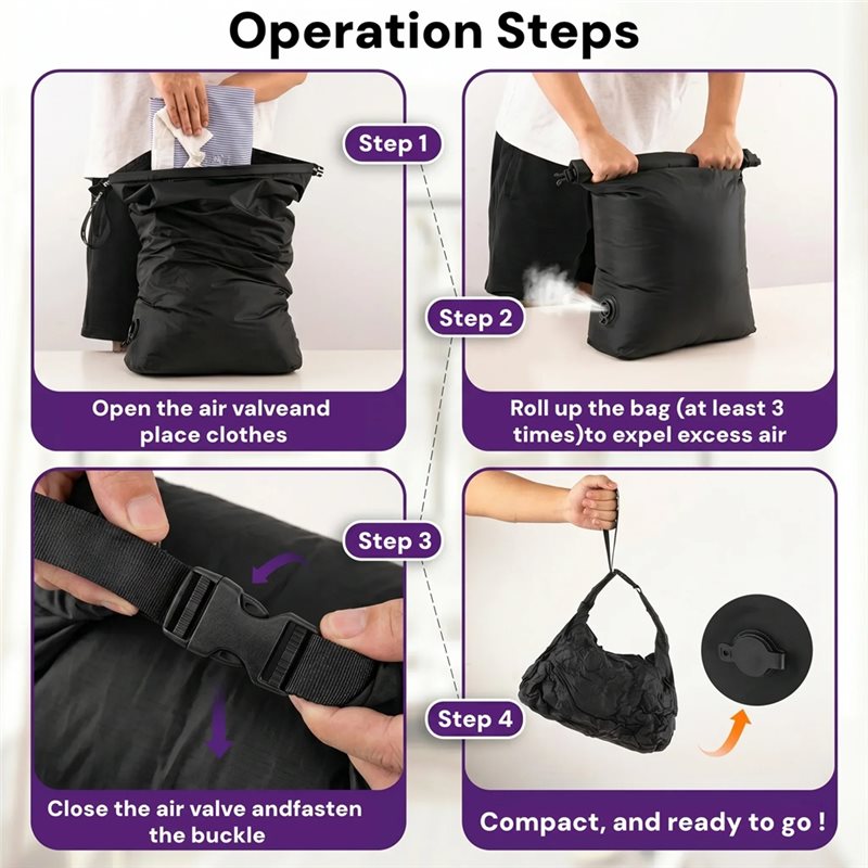 EYFL-24L Handrol Compressie Op - Foldable Rolling Luggage Bag recensie en prijs