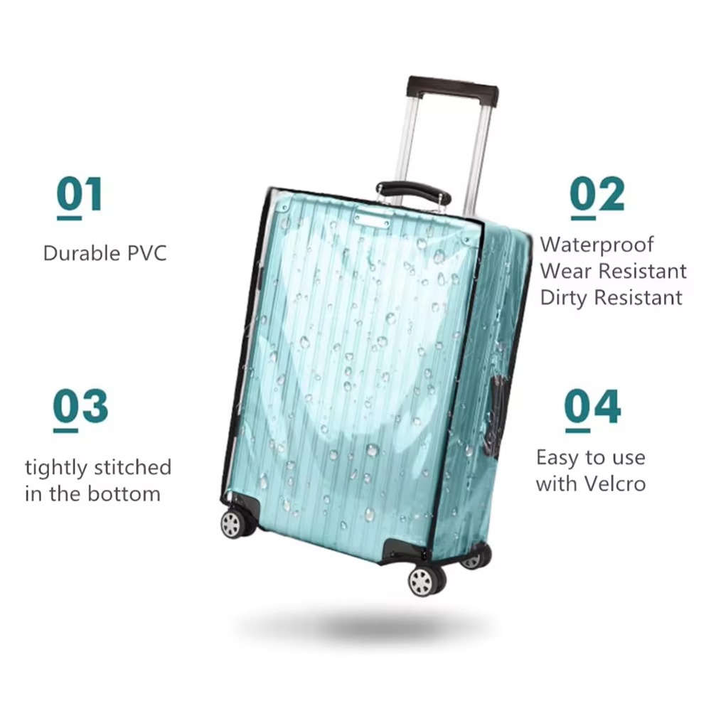Nieuwe reisbagage beschermhoes - Luggage Protective Cover Transparent recensie en prijs