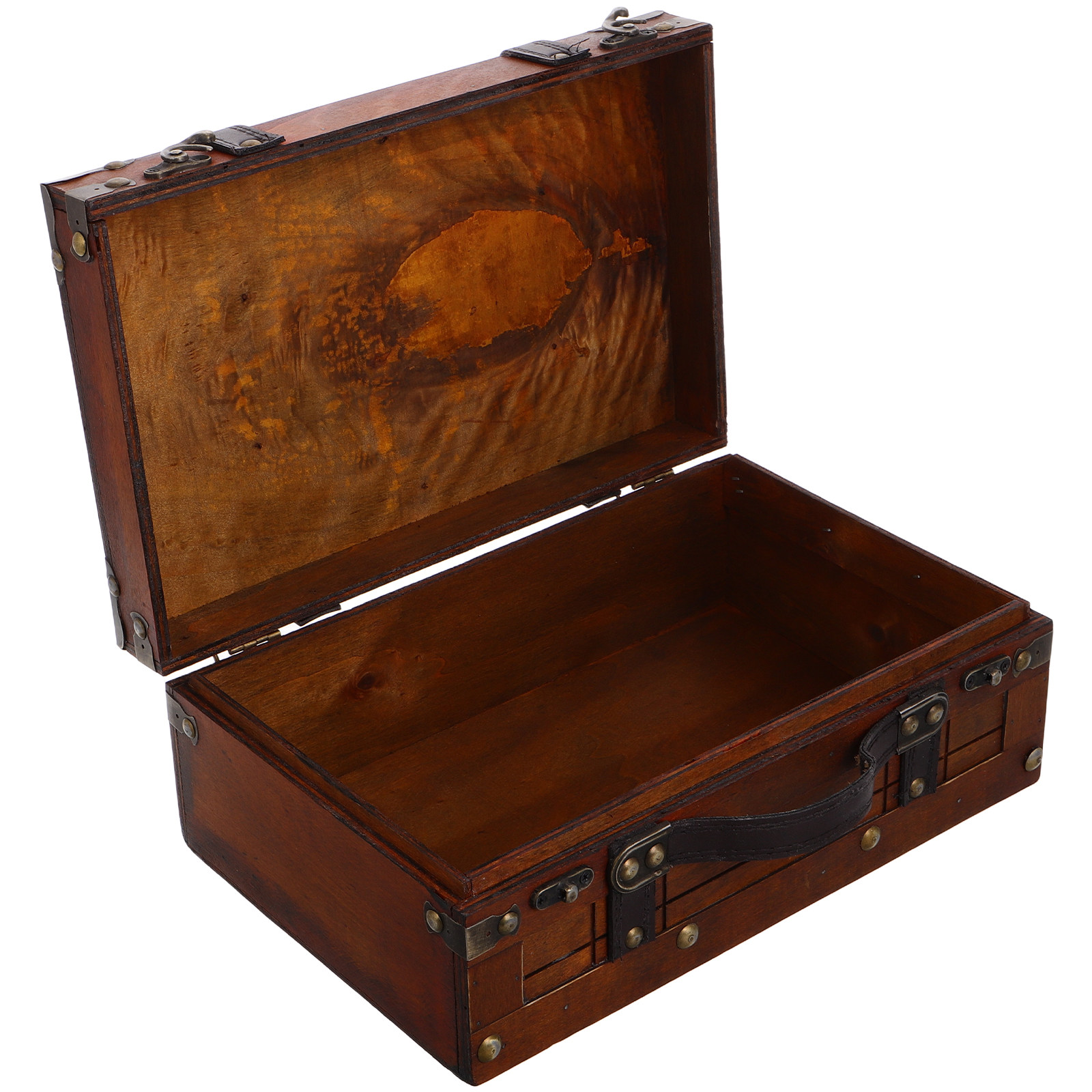 Retro vintage houten opbergdoo - Retro Vintage Trunk Suitcase recensie en prijs