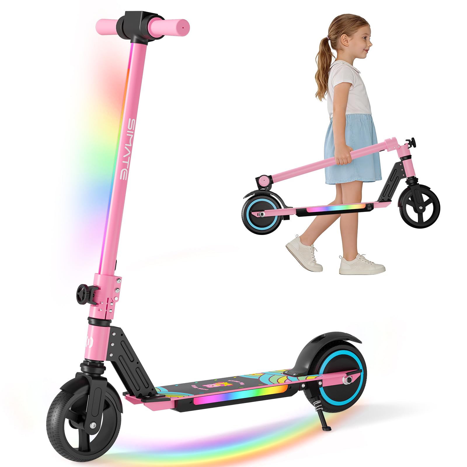 SIMATE Elektrische Scooter voo - Kids Ride On Suitcase Scooter recensie en prijs