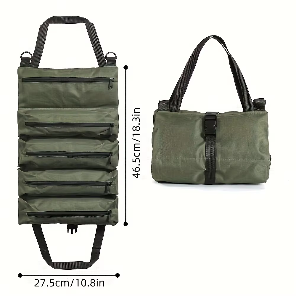 1pc Multifunctionele canvasrol - Foldable Rolling Luggage Bag recensie en prijs