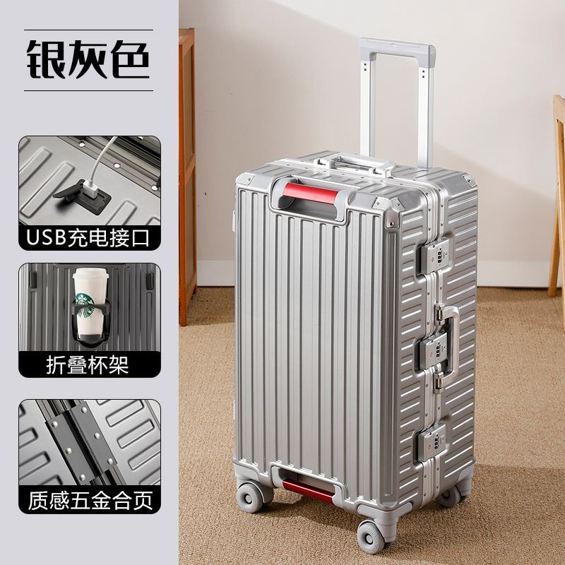 Grote reiskoffer met aluminium - Aluminum Frame Carry On Luggage recensie en prijs