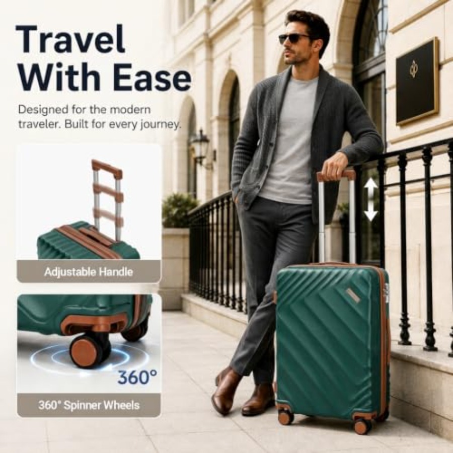 5-delige hardcase uitbreidbare - Expandable Hard Shell Luggage Set recensie en prijs