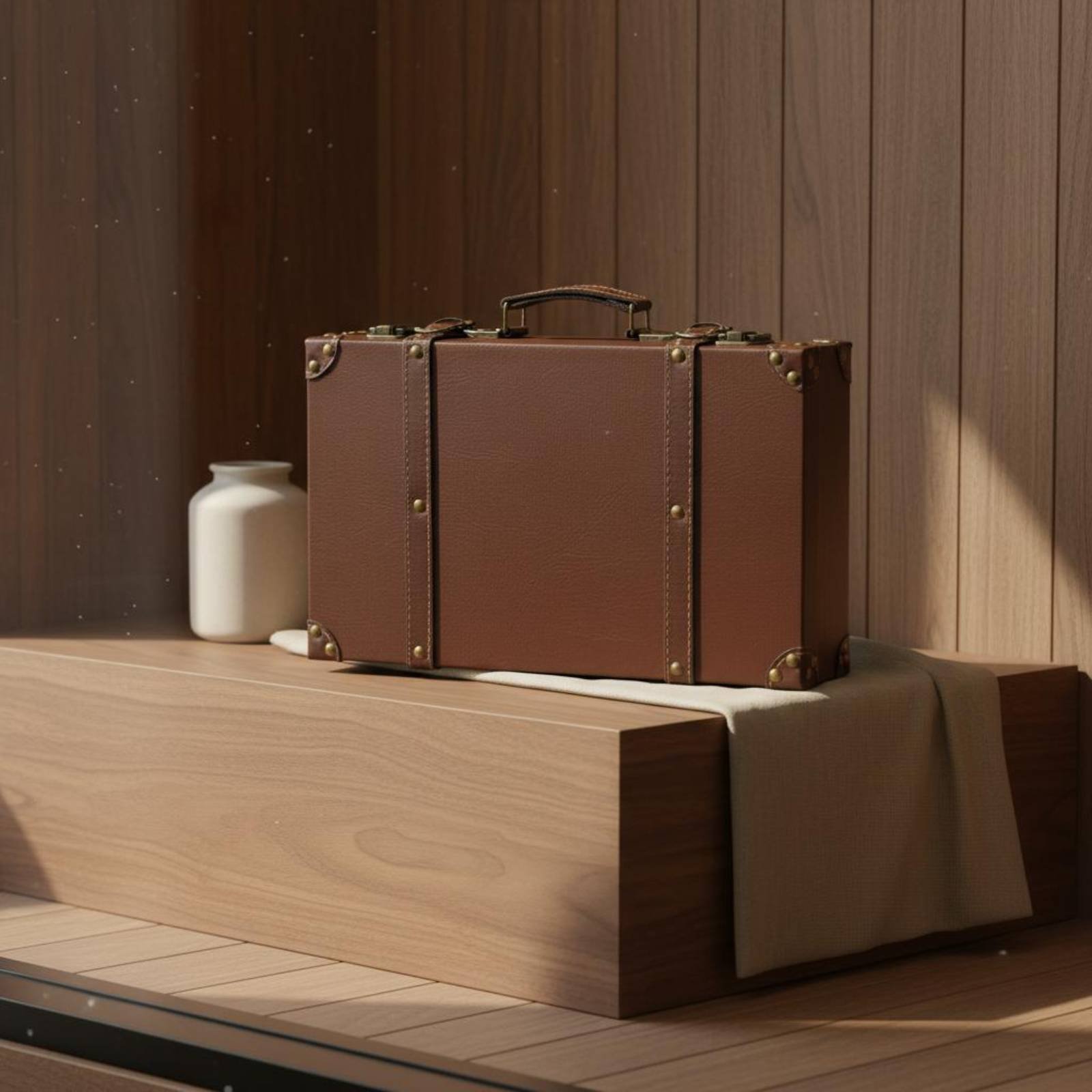 3-delige vintage koffersset fo - Retro Vintage Trunk Suitcase recensie en prijs