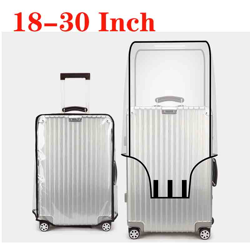 18-30 inch koffer PVC hoesbesc - Waterproof Suitcase Cover Protector recensie en prijs