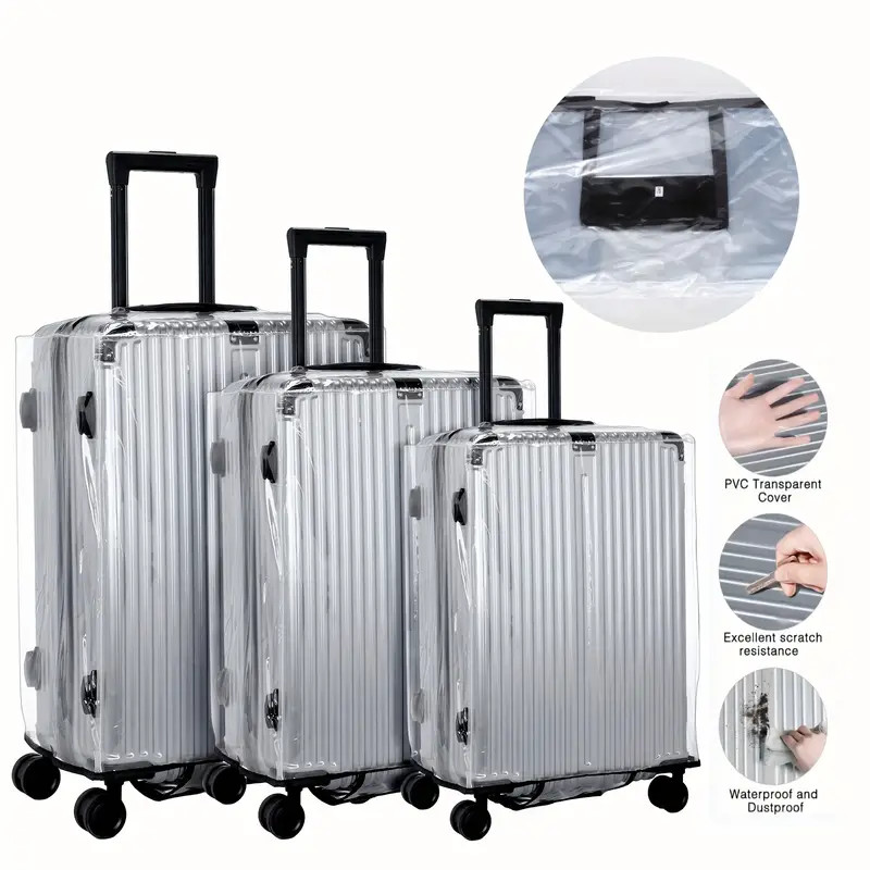 18-30 inch koffer PVC hoesbesc - Waterproof Suitcase Cover Protector recensie en prijs