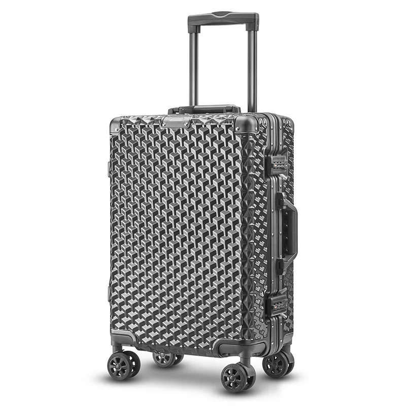Nieuwe reiskoffer, wachtwoordb - Aluminum Frame Carry On Luggage recensie en prijs