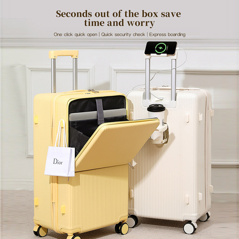 Sushimu Koffer Brede handgreep - Aluminum Frame Carry On Luggage recensie en prijs