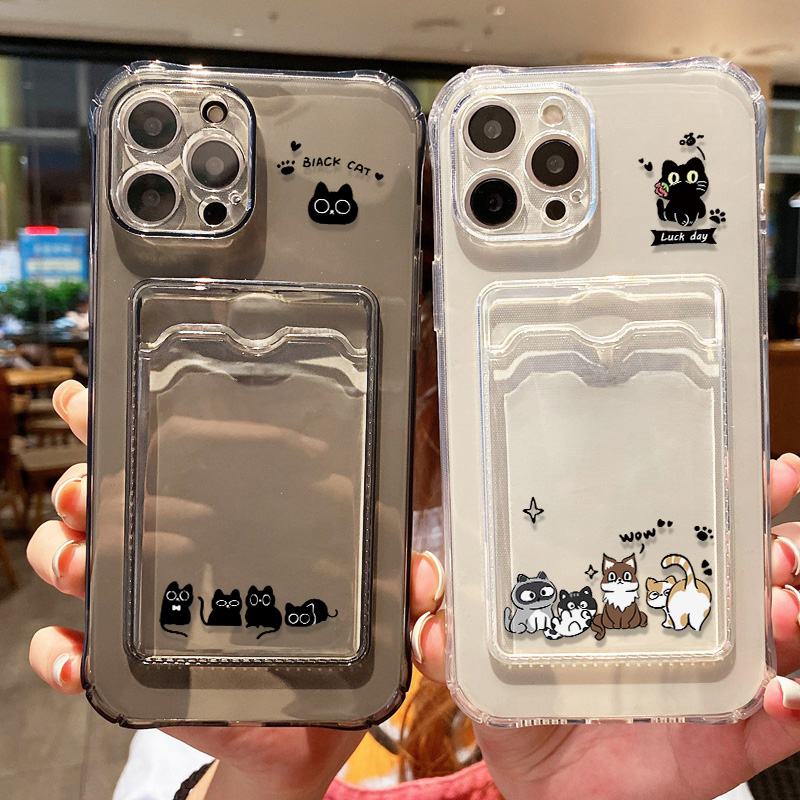 Leuke Zwarte Kat Telefoonhoesj - Wallets recensie en prijs