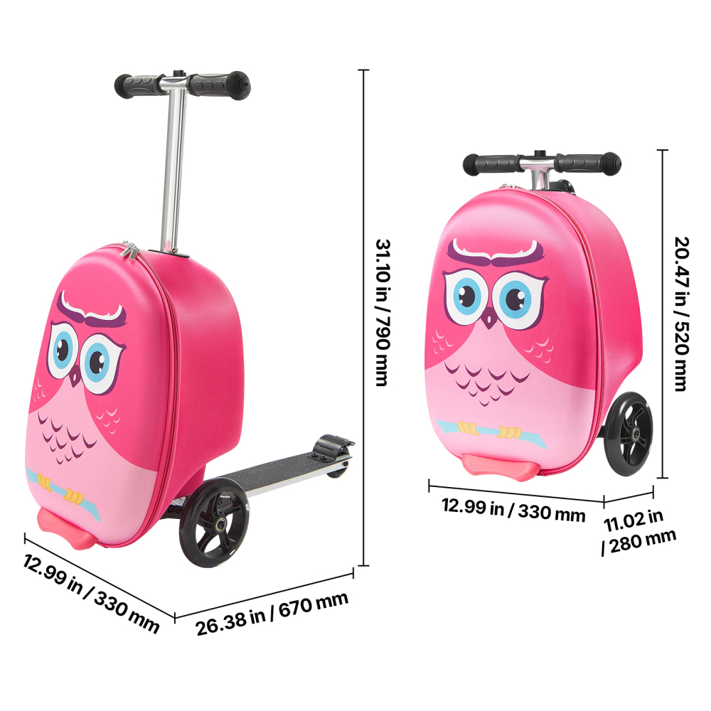 20 Inch Kinder Scooter Koffers - Kids Ride On Suitcase Scooter recensie en prijs