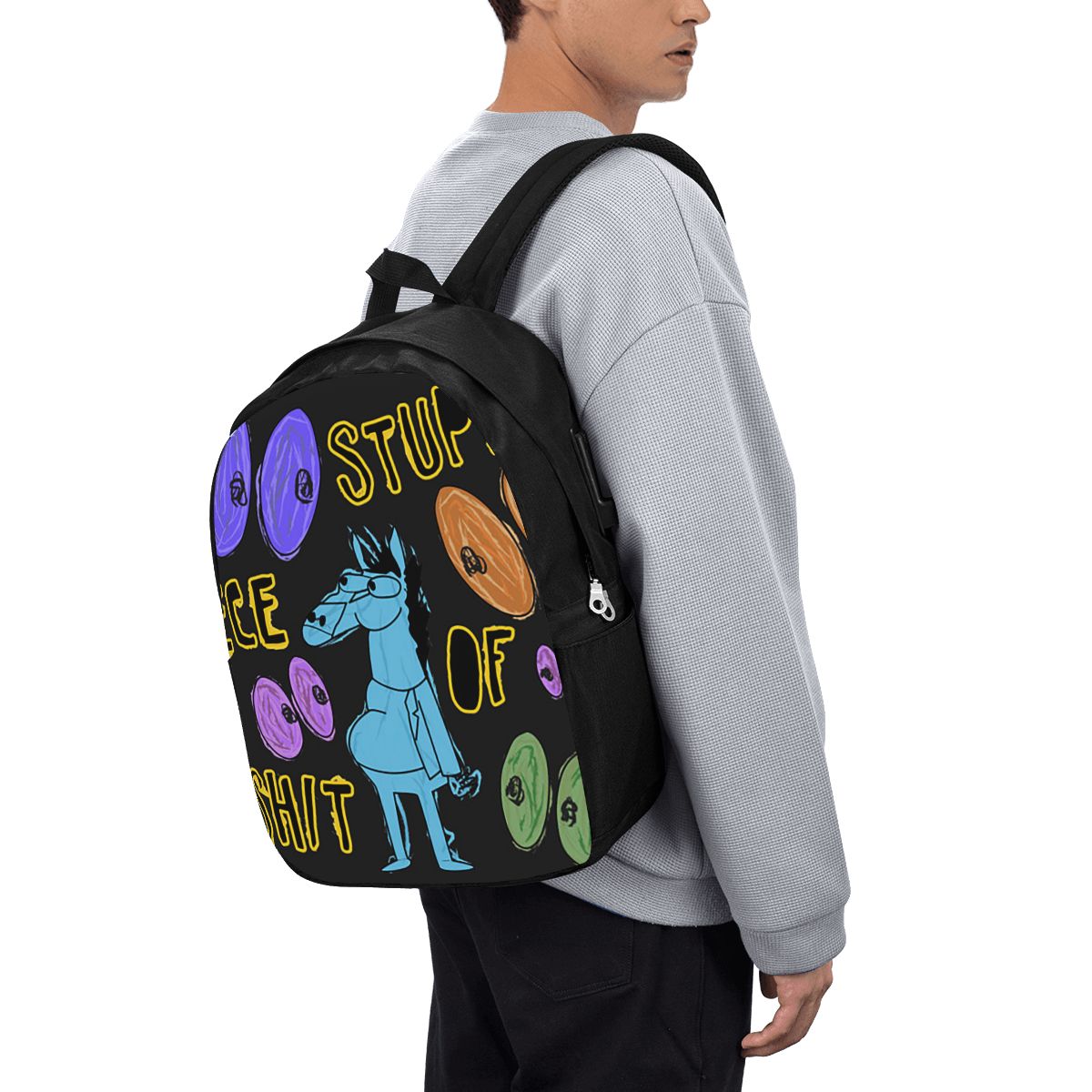Cartoon Bojack Horseman Stupid - Travel Bags recensie en prijs