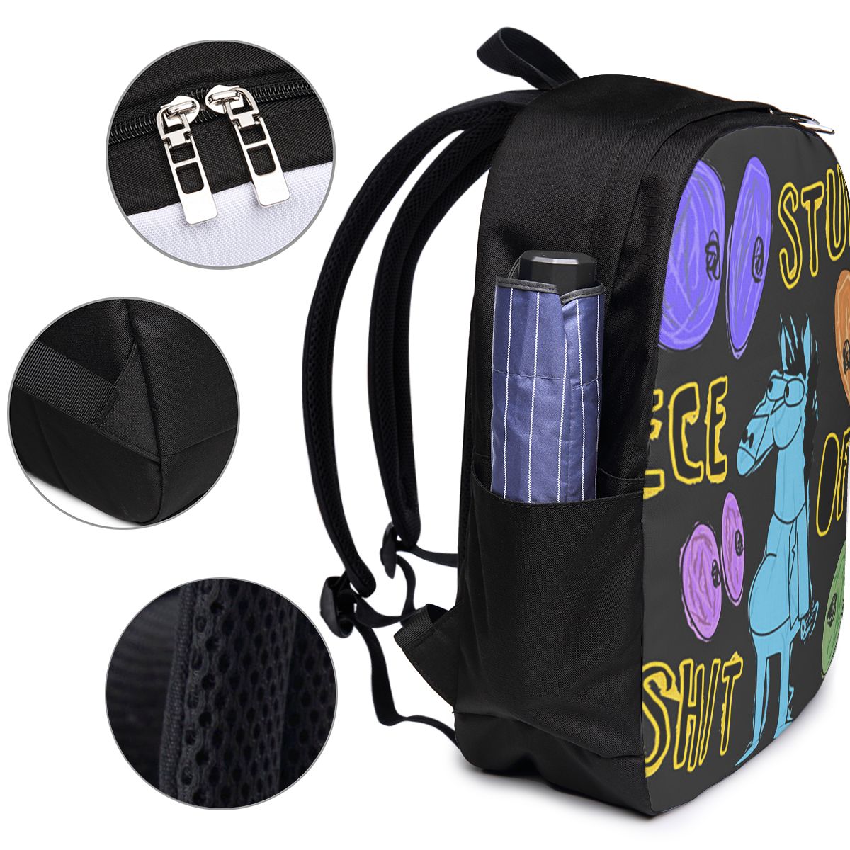 Cartoon Bojack Horseman Stupid - Travel Bags recensie en prijs