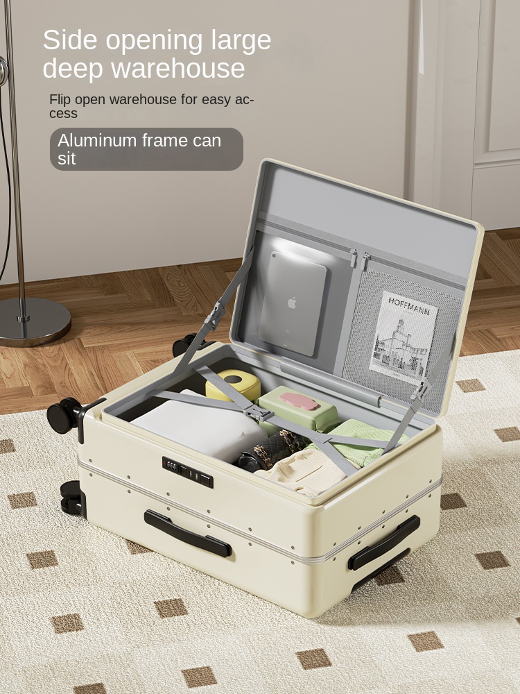 Bagage met zijopening 2025, ni - Aluminum Frame Carry On Luggage recensie en prijs