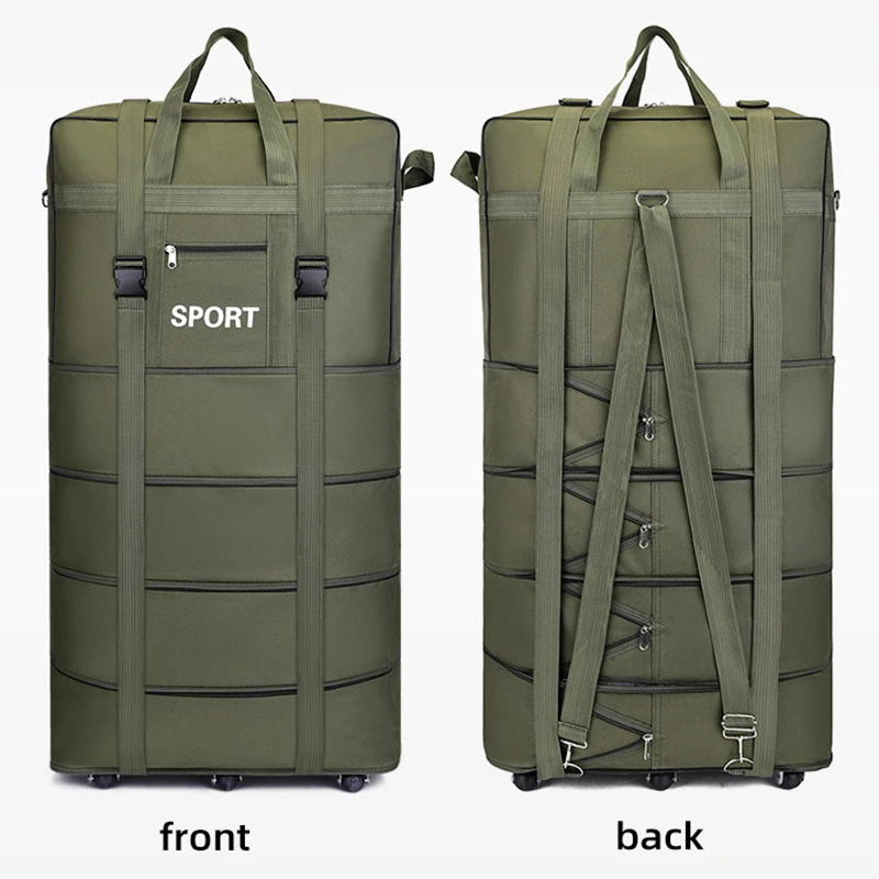 Plus luchtvaartmaatschappij in - Foldable Rolling Luggage Bag recensie en prijs